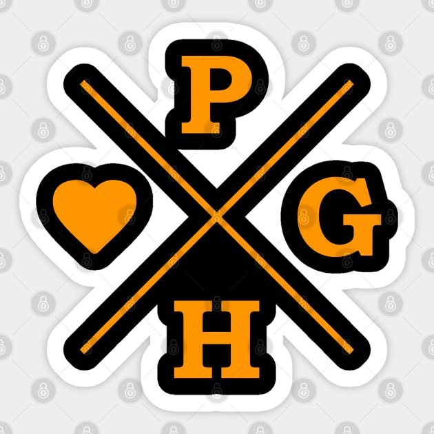 Love Pittsburgh Sticker by AngryMongoAff